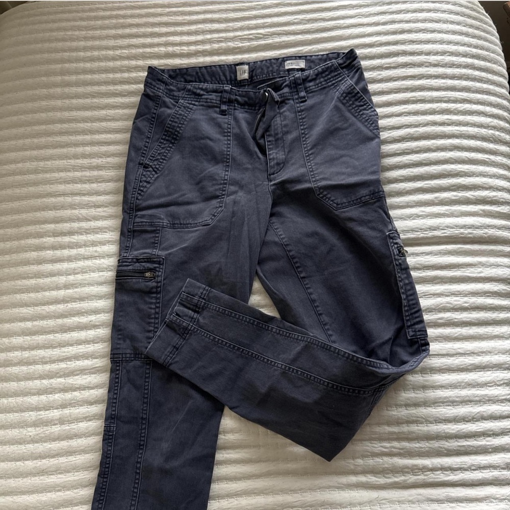 GAP Dark Blue Skinny Ankle Cargo